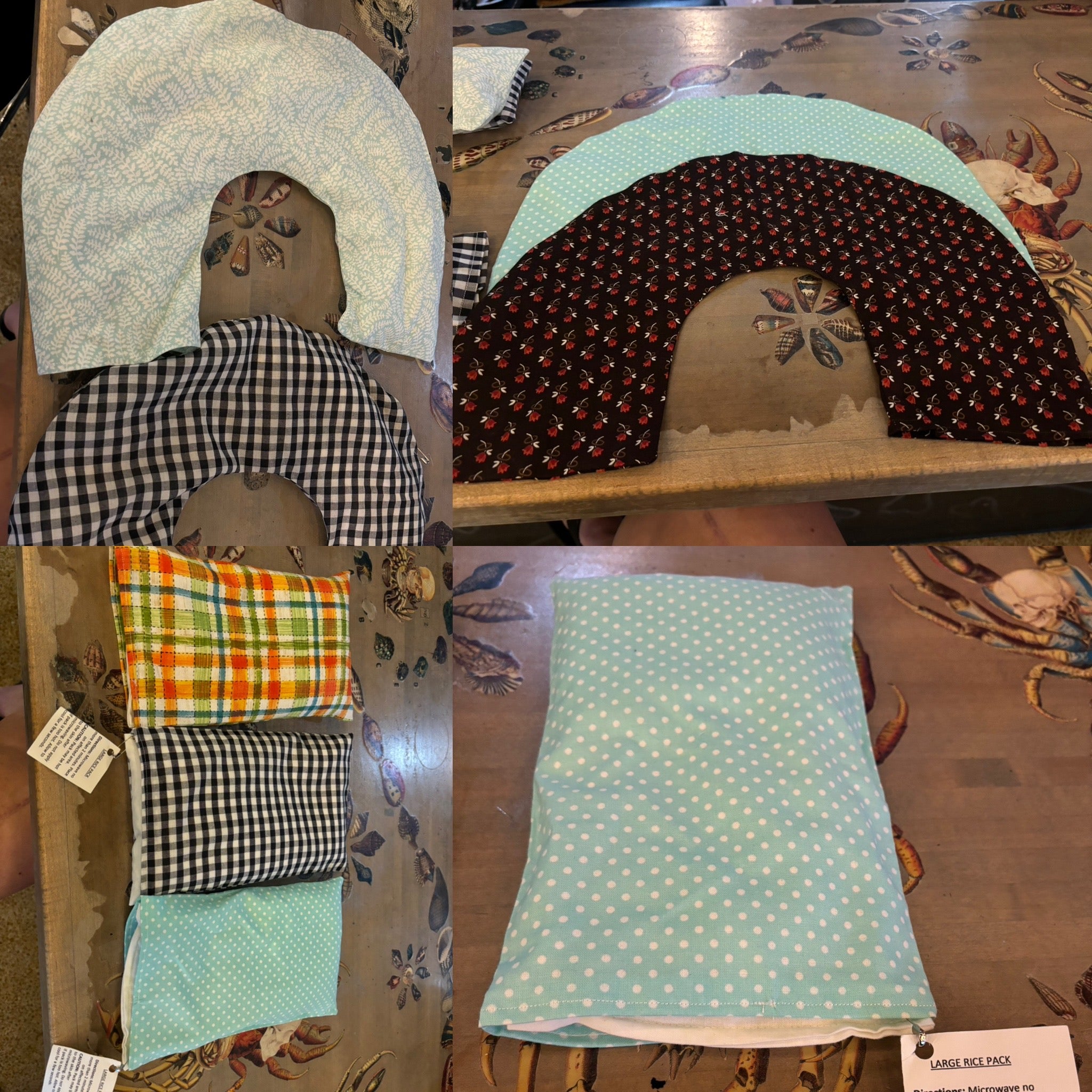 LeaBee’s Hot/Cold Rice Packs with Washable Cover