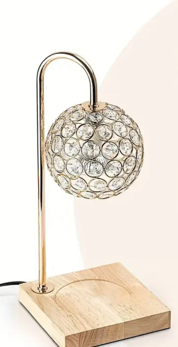 Crystal Globe Candle Warmer - Electric & Adjustable