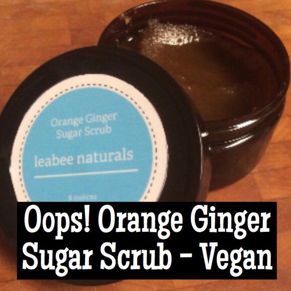Oops! Orange Ginger Sugar Scrub - Vegan