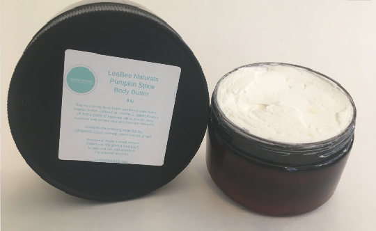 LeaBee Naturals Vegan Pumpkin Spice Body Butter