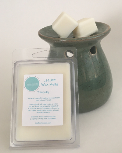 LeaBee Naturals Tranquility Wax Melts • Natural Beeswax and Soy Wax Tarts