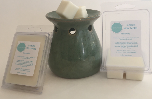 LeaBee Naturals Tranquility Wax Melts • Natural Beeswax and Soy Wax Tarts