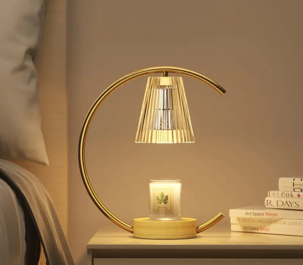 Crescent Moon Electric Candle Warmer Lamp