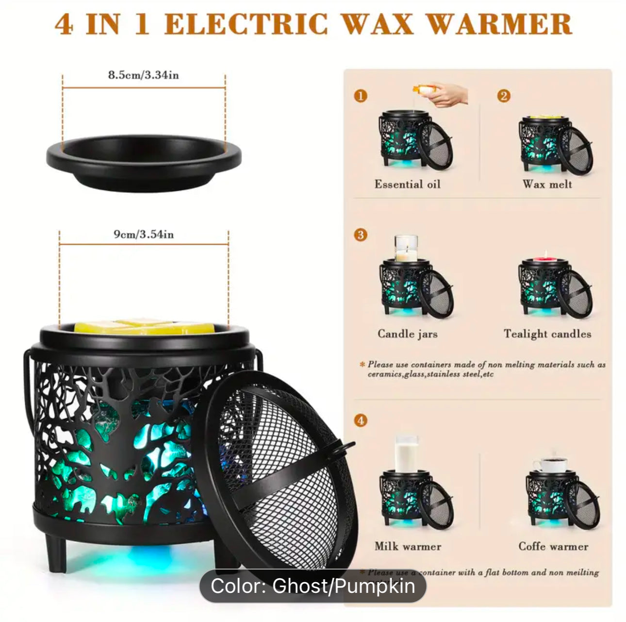 Witch’s Cauldron Wax Warmer - Electric