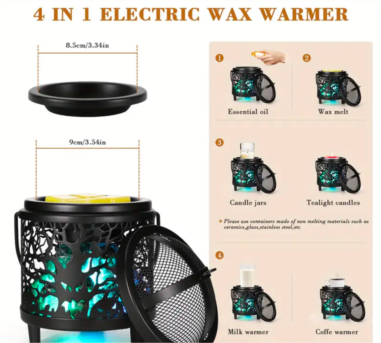 Witch’s Cauldron Wax Warmer - Electric