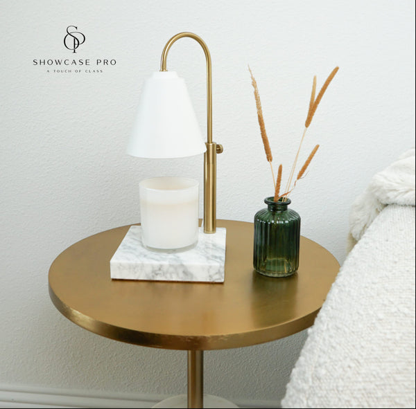 Candle Warmer - Marble White