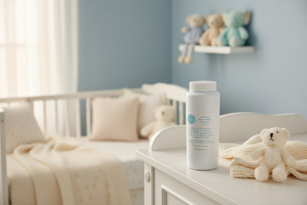 Baby Powder with Zinc • Talc-Free • Unscented • Prevents Diaper Rash