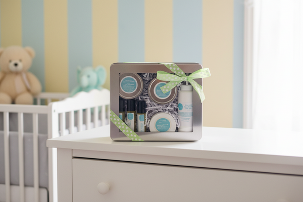 LeaBee Naturals Deluxe Postpartum Gift Set | New Baby Gift | Baby Shower Gift