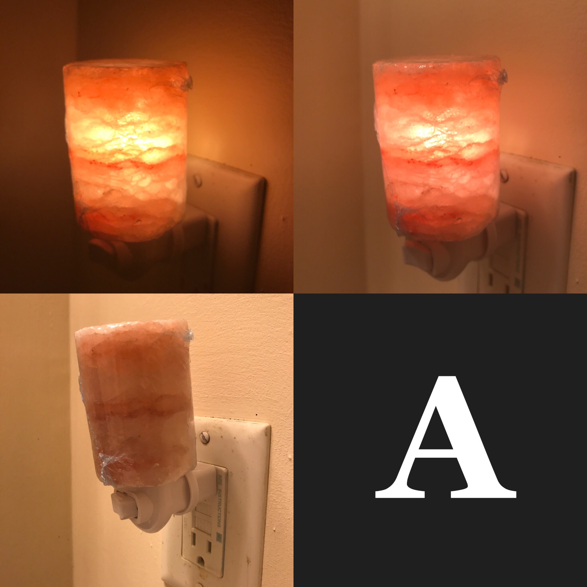 Pink Himalayan Salt Lamp Wall Plug - Now IN STOCK!